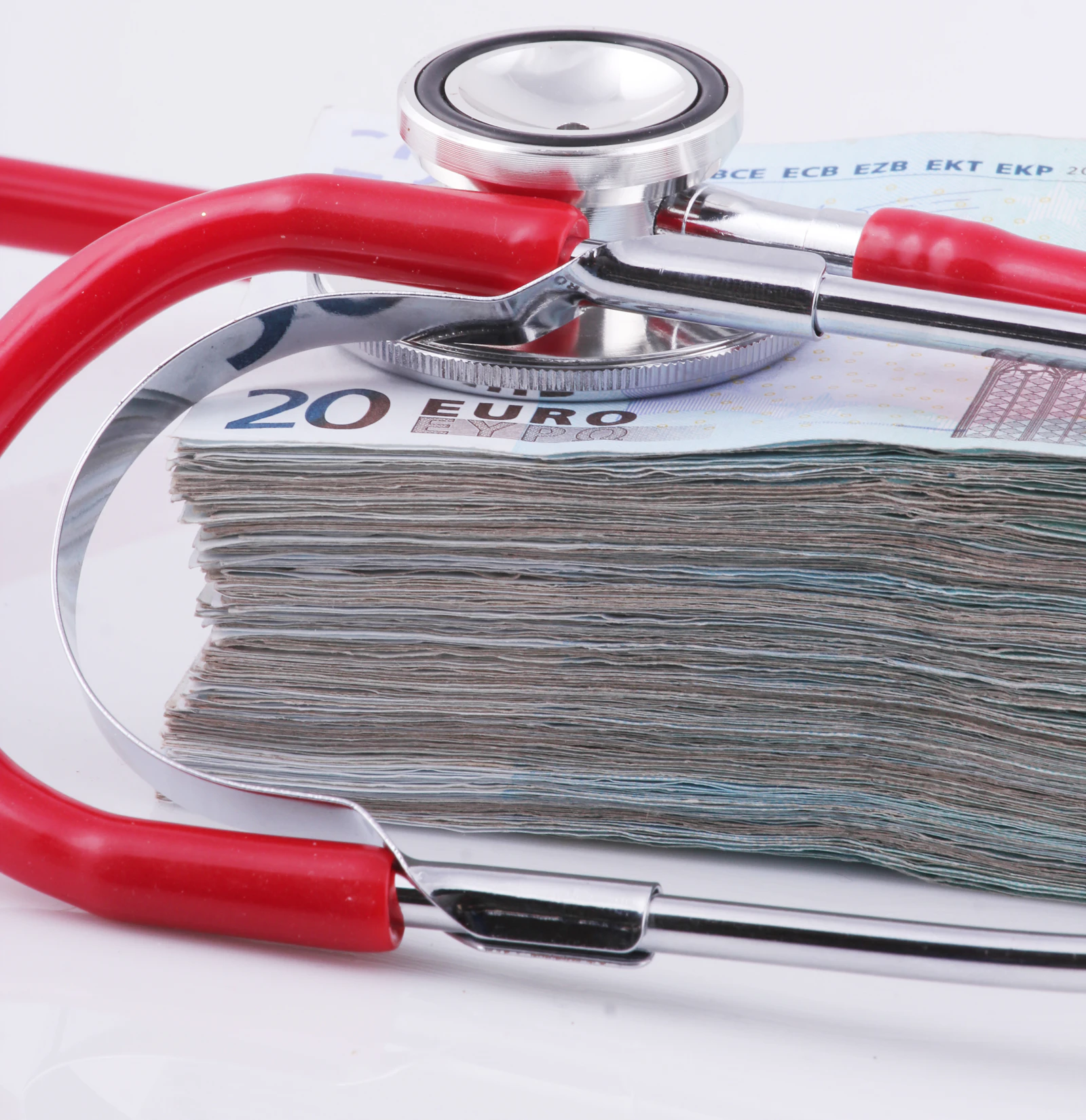 Healthcare professional holding paperwork