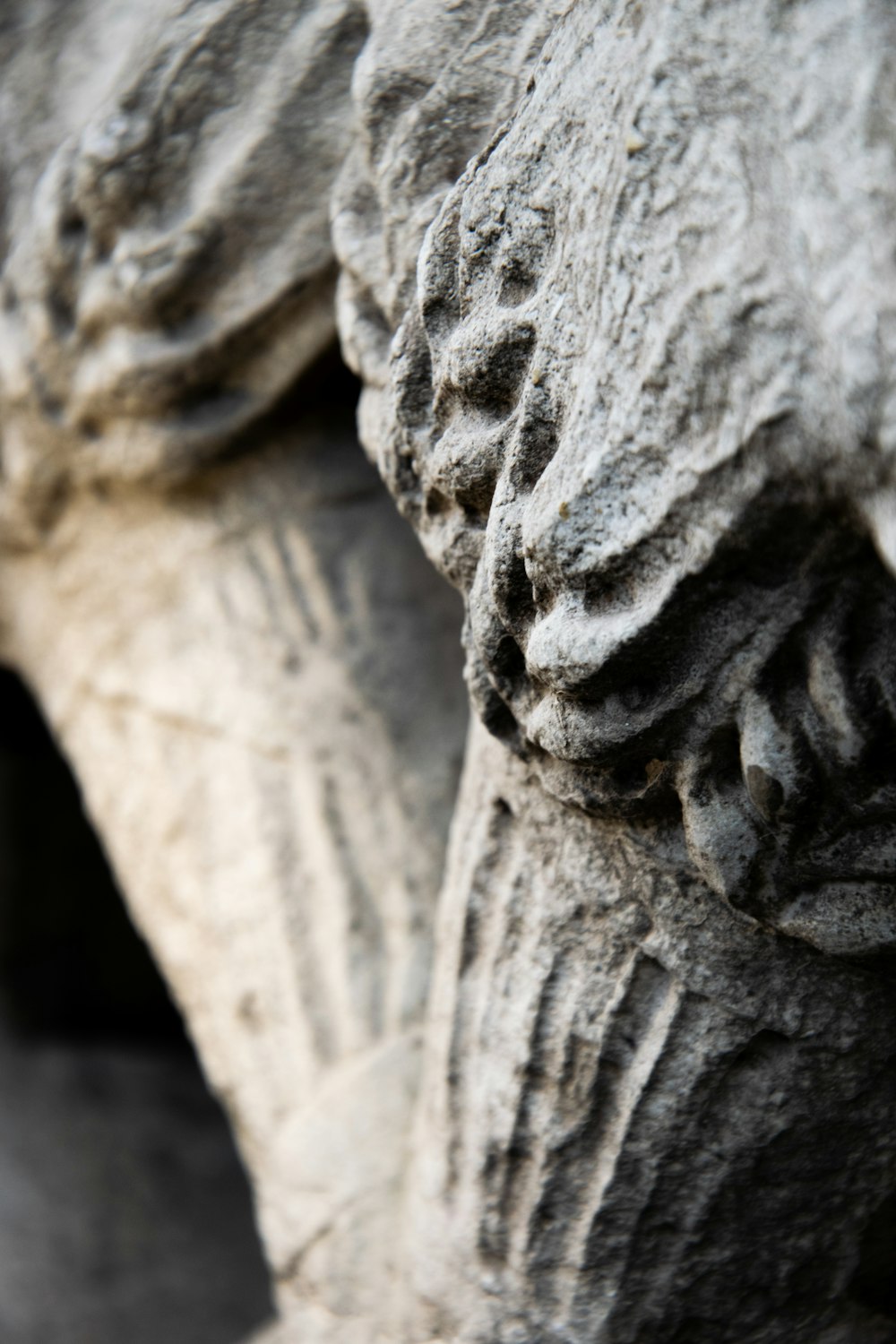 a close up of a statue of a horse