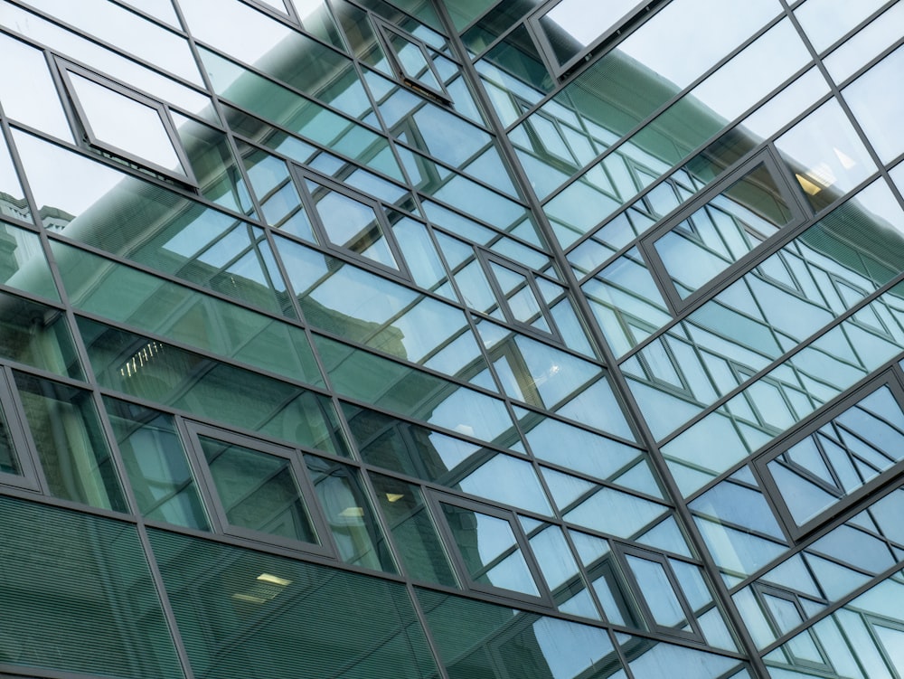 a large building with a clock on it's side