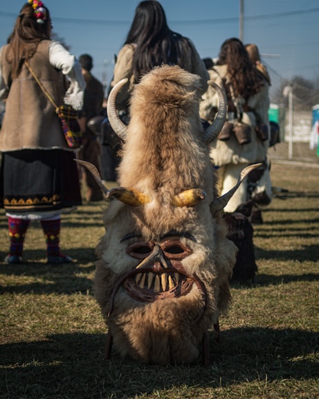 A group of people dressed up in costume