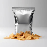 a bag of potato chips sitting on top of a table