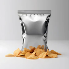 a bag of potato chips sitting on top of a table