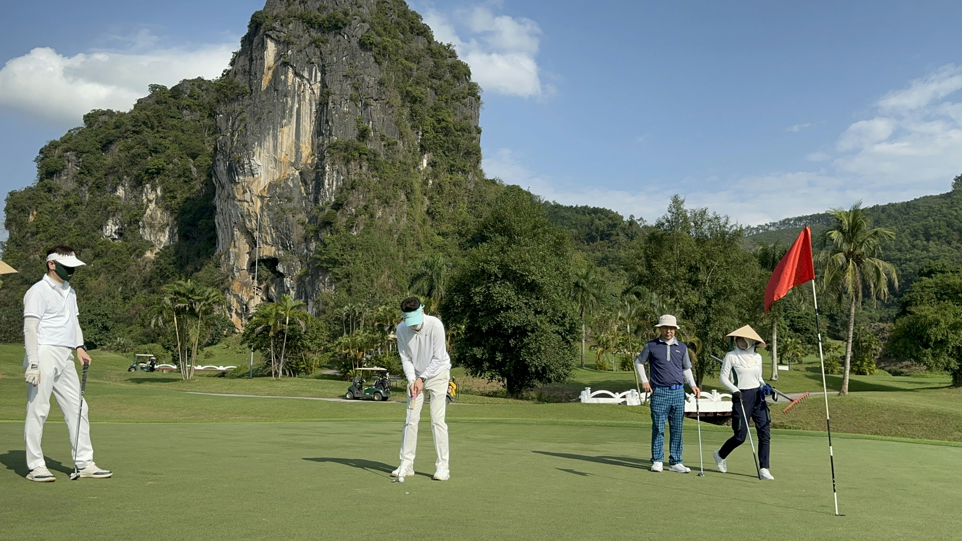 Scenic landscape of Long Thanh Golf Club
