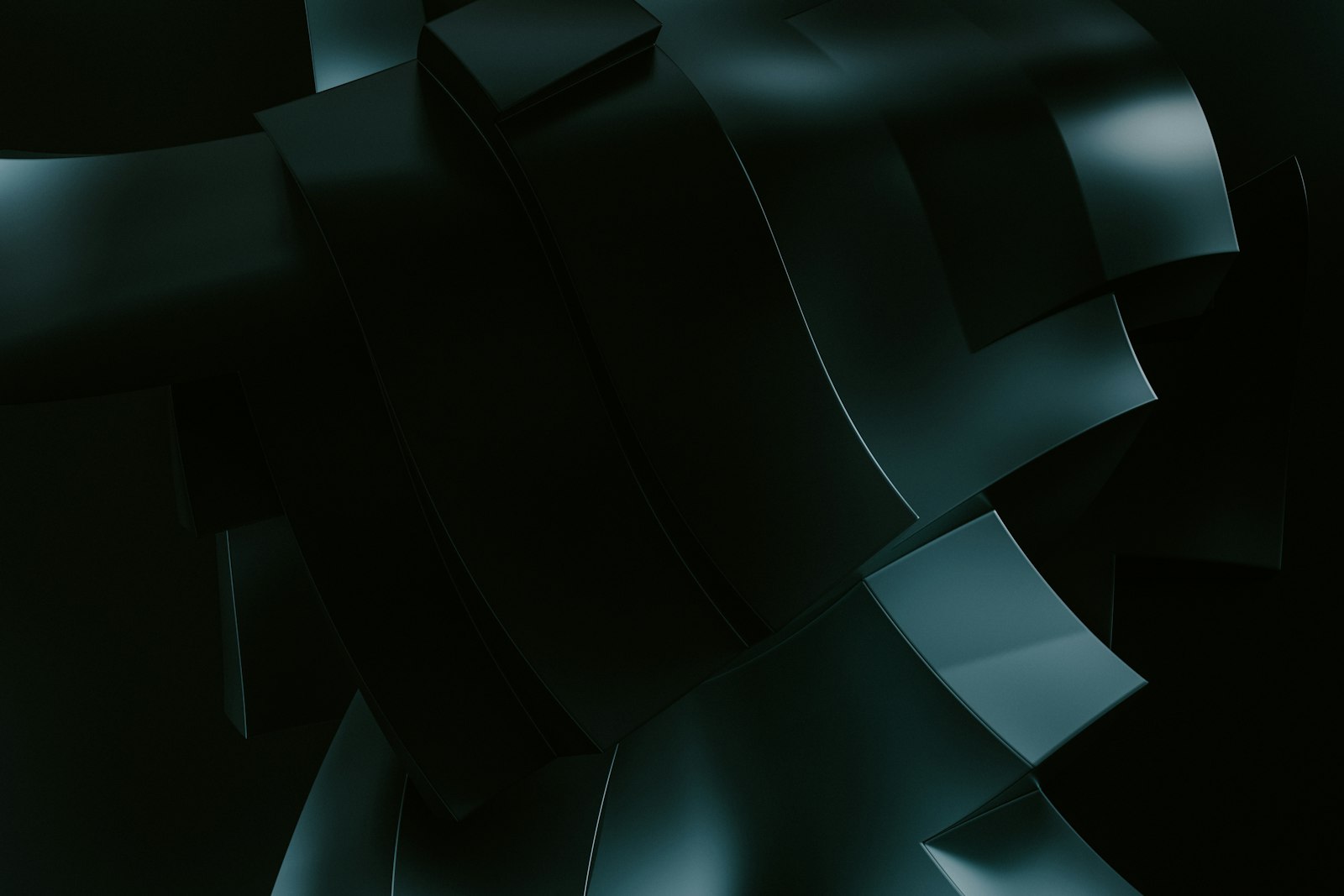 A black and white photo of an abstract object