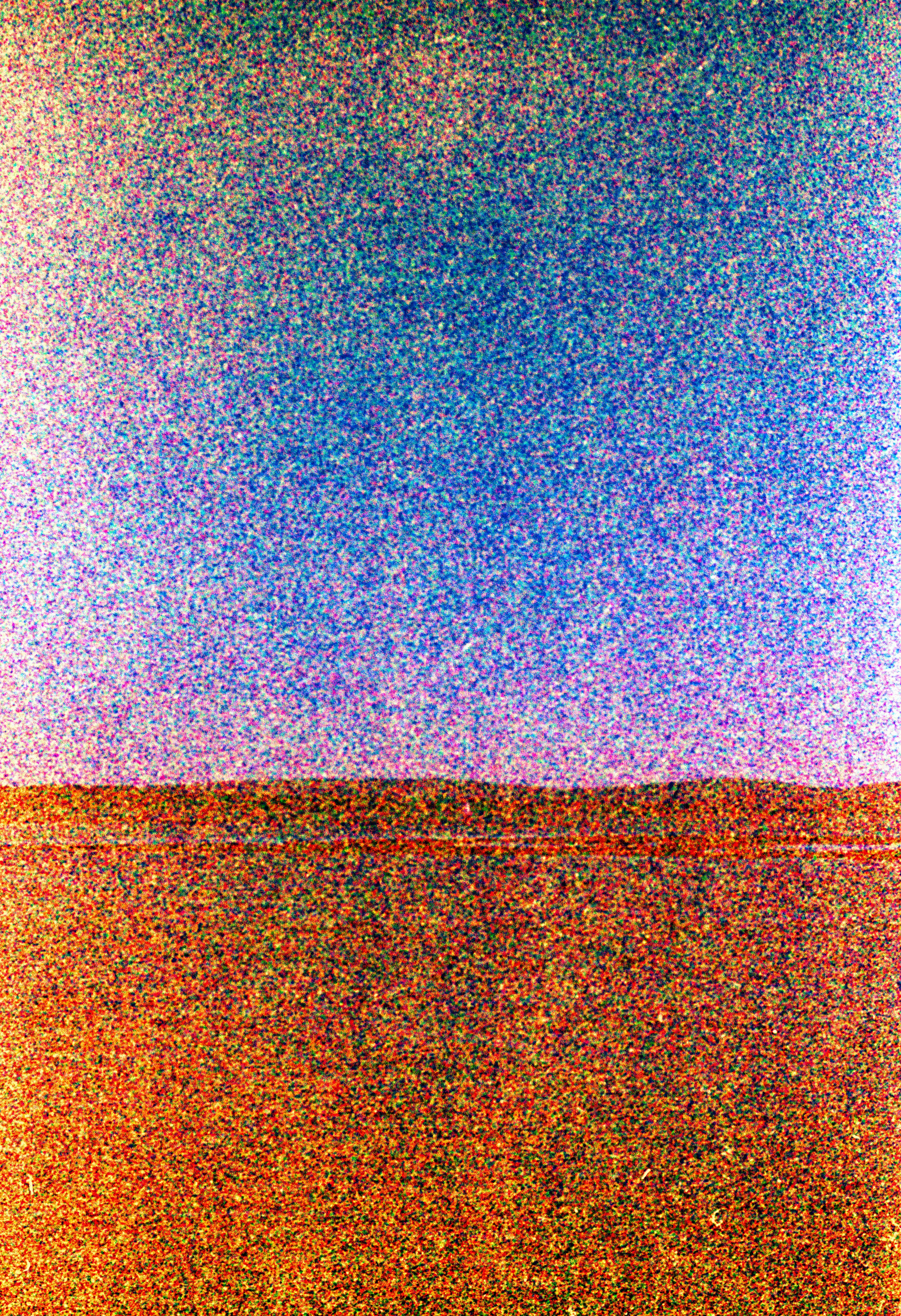 A large television screen with a blue sky in the background photo Free York labs film Image on