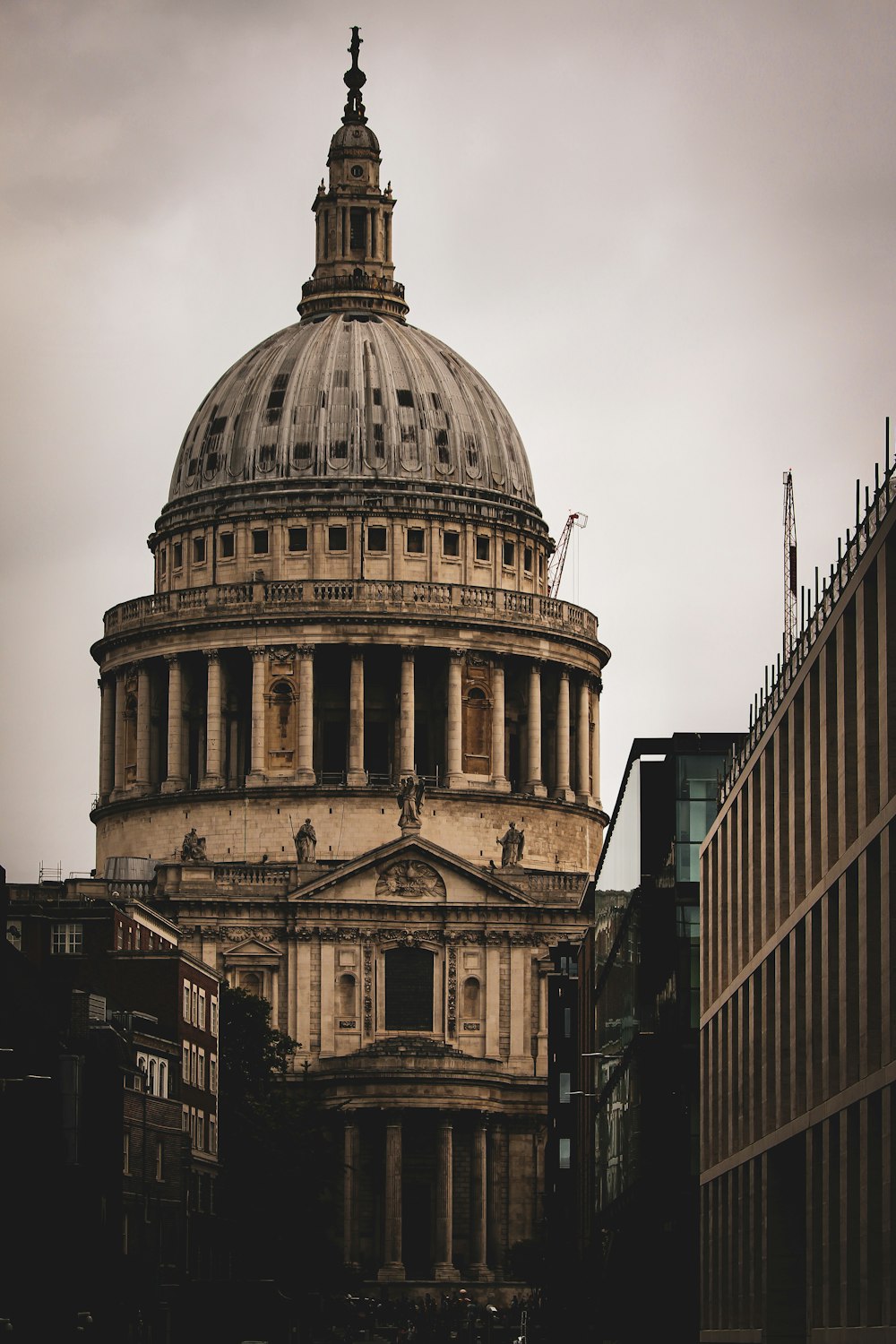 a very tall building with a dome on top