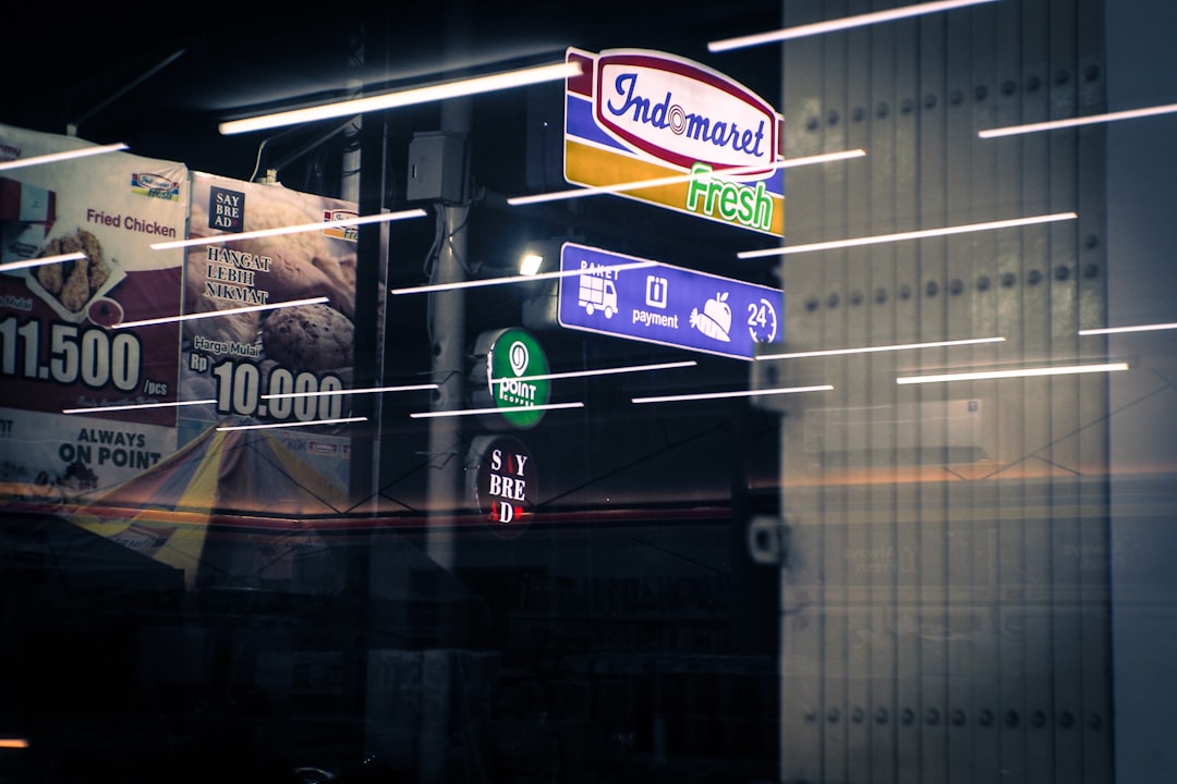 Convenience store at night