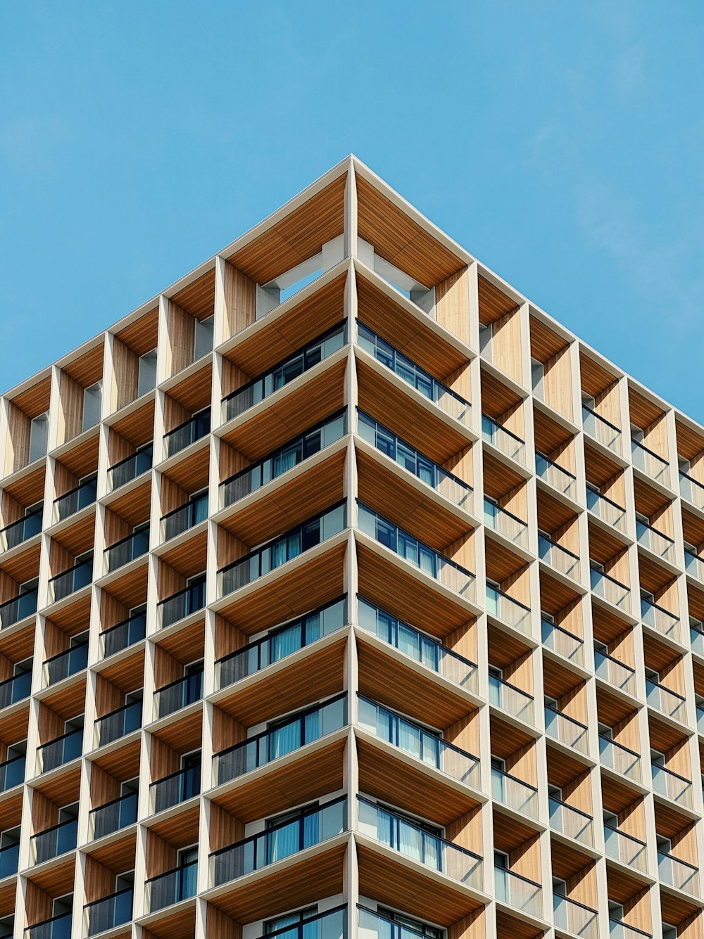 a very tall building with lots of windows