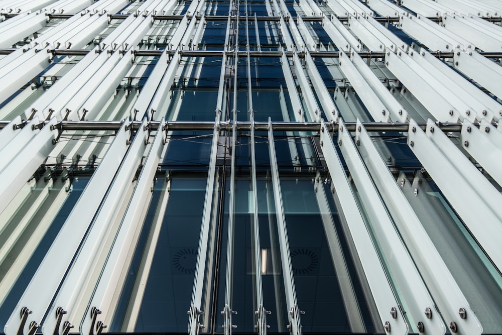 a very tall building with lots of windows