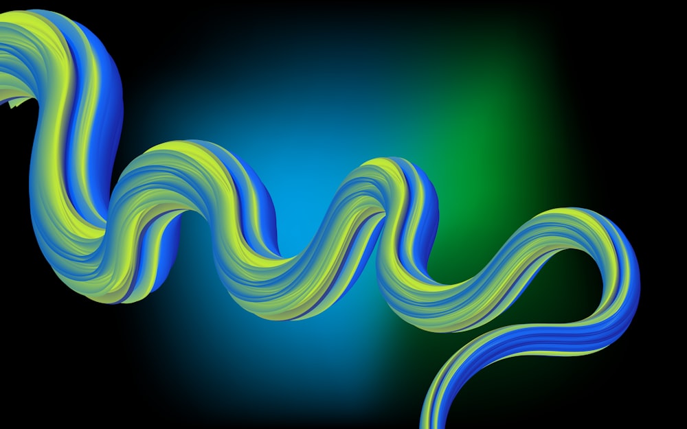 un'immagine generata al computer di un'onda
