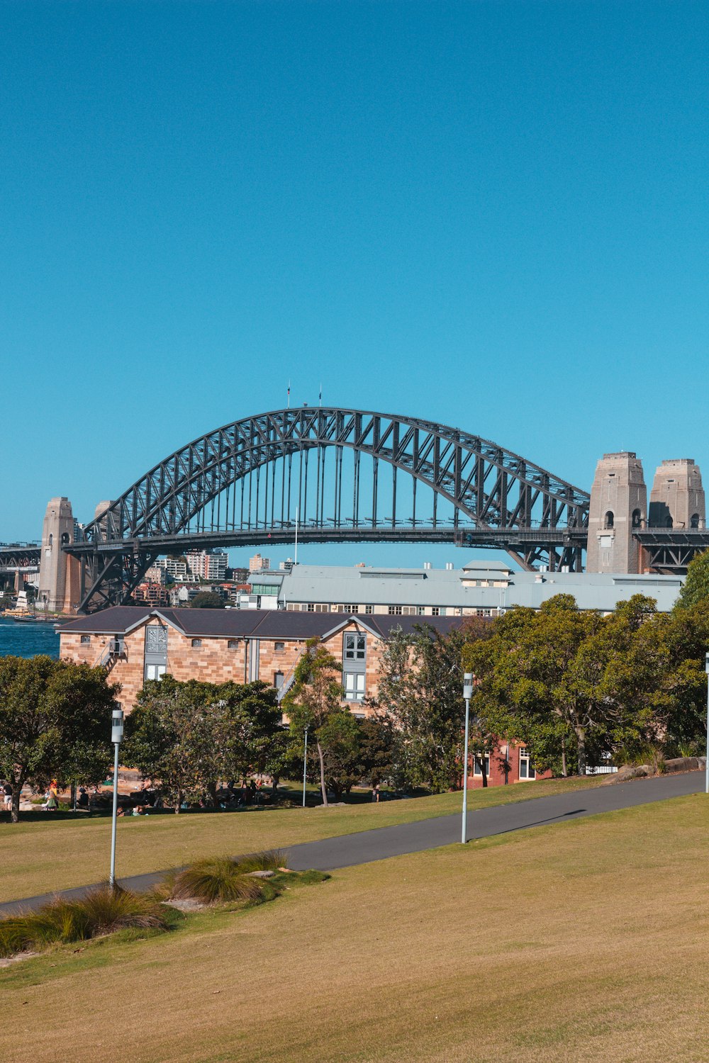 a large bridge over a large body of water