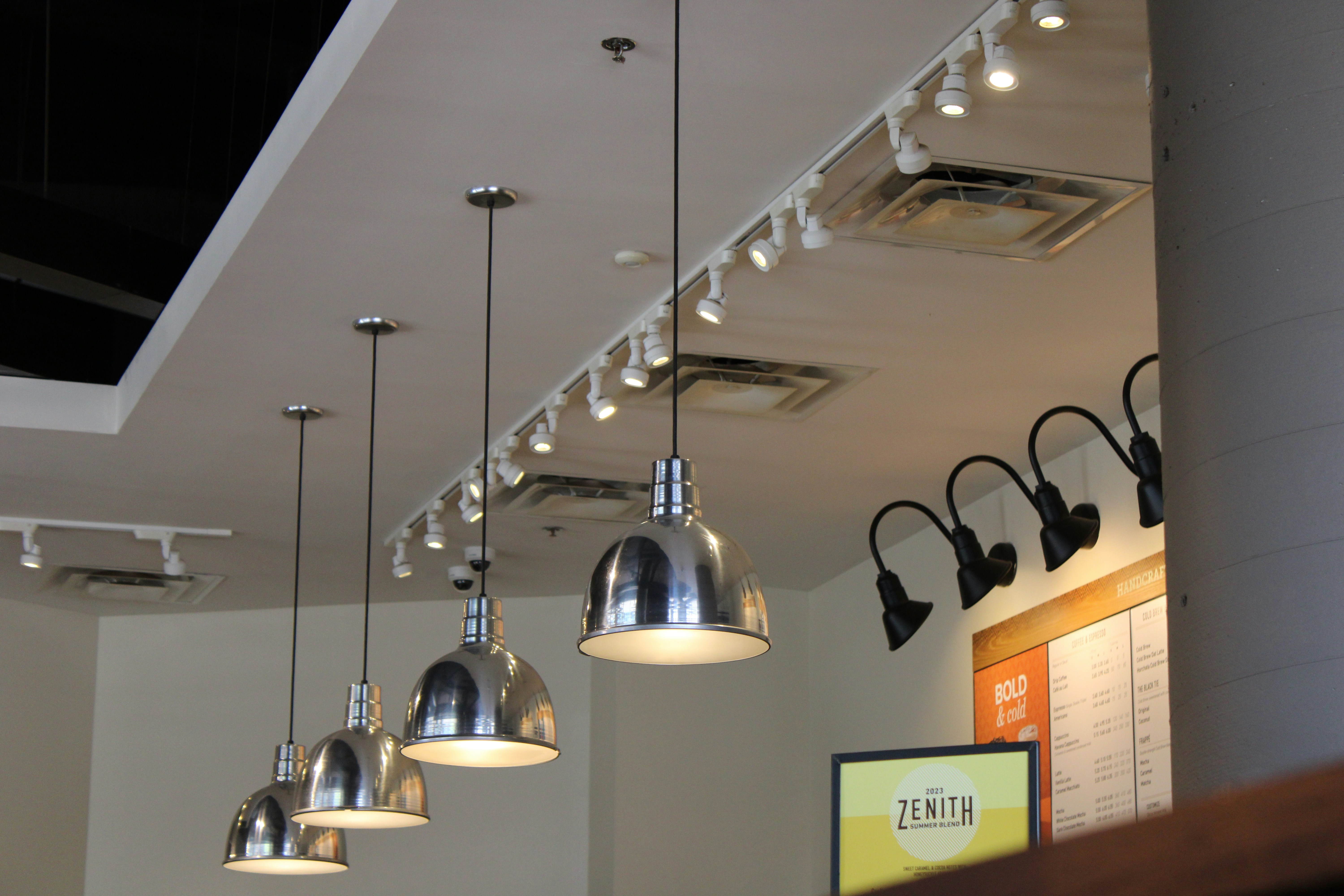 Various smart lighting options including bulbs, switches, and LED strips displayed together