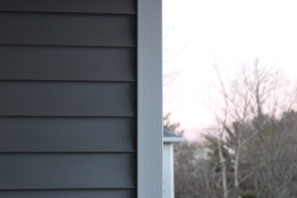 a close up of a window on a house