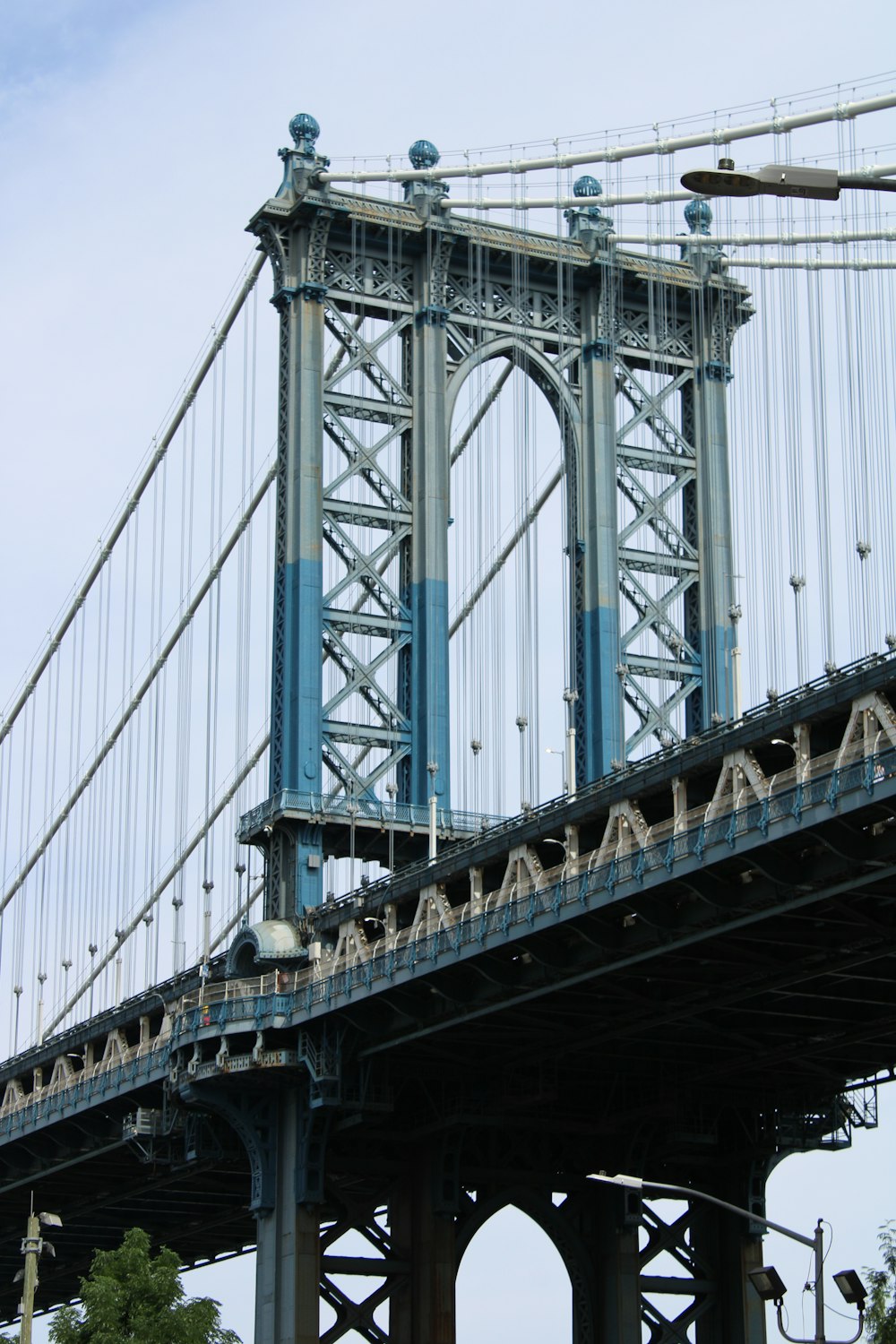 a very tall bridge spanning over a river