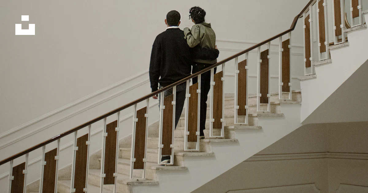 Two People Getting Steps In Two people walking up a set of stairs photo – Free Tehran Image on Unsplash
