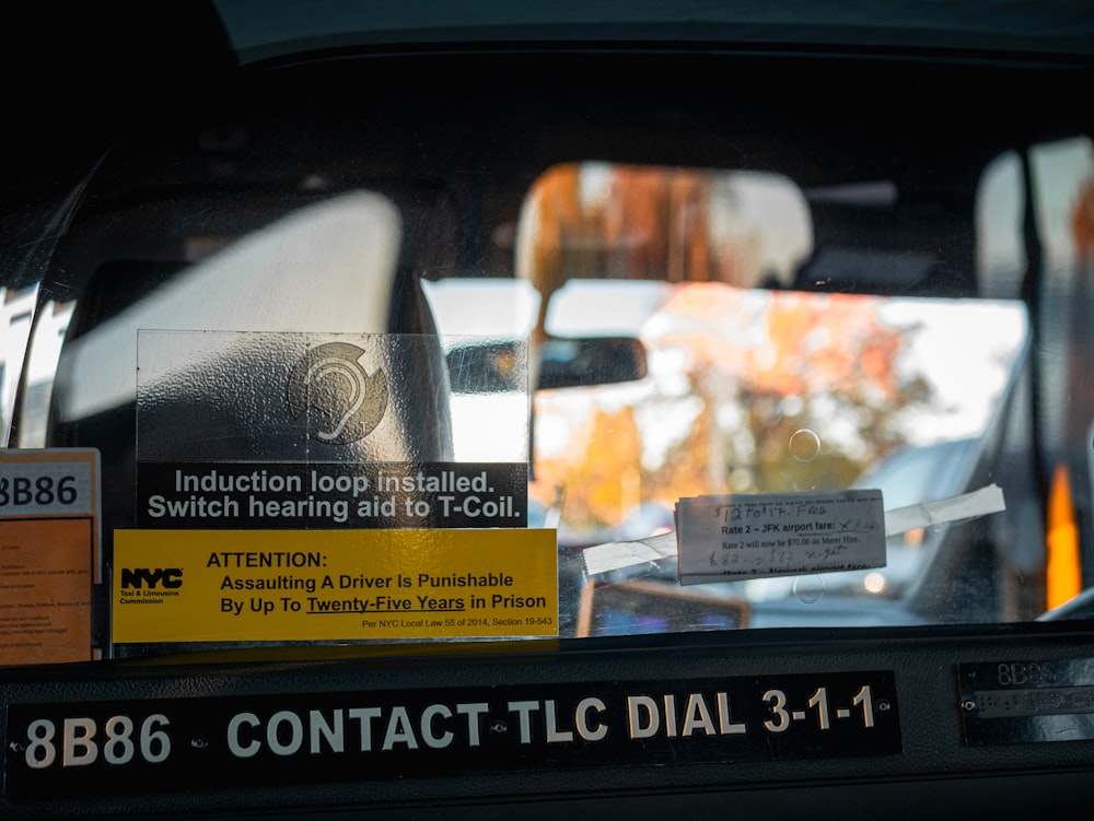 a close up of the inside of a vehicle