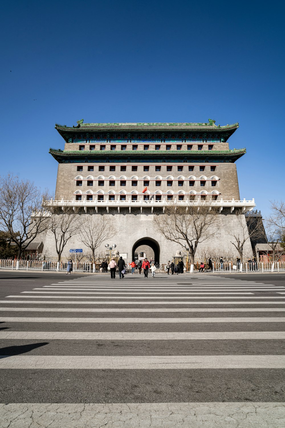 a large building with a tall tower on top of it