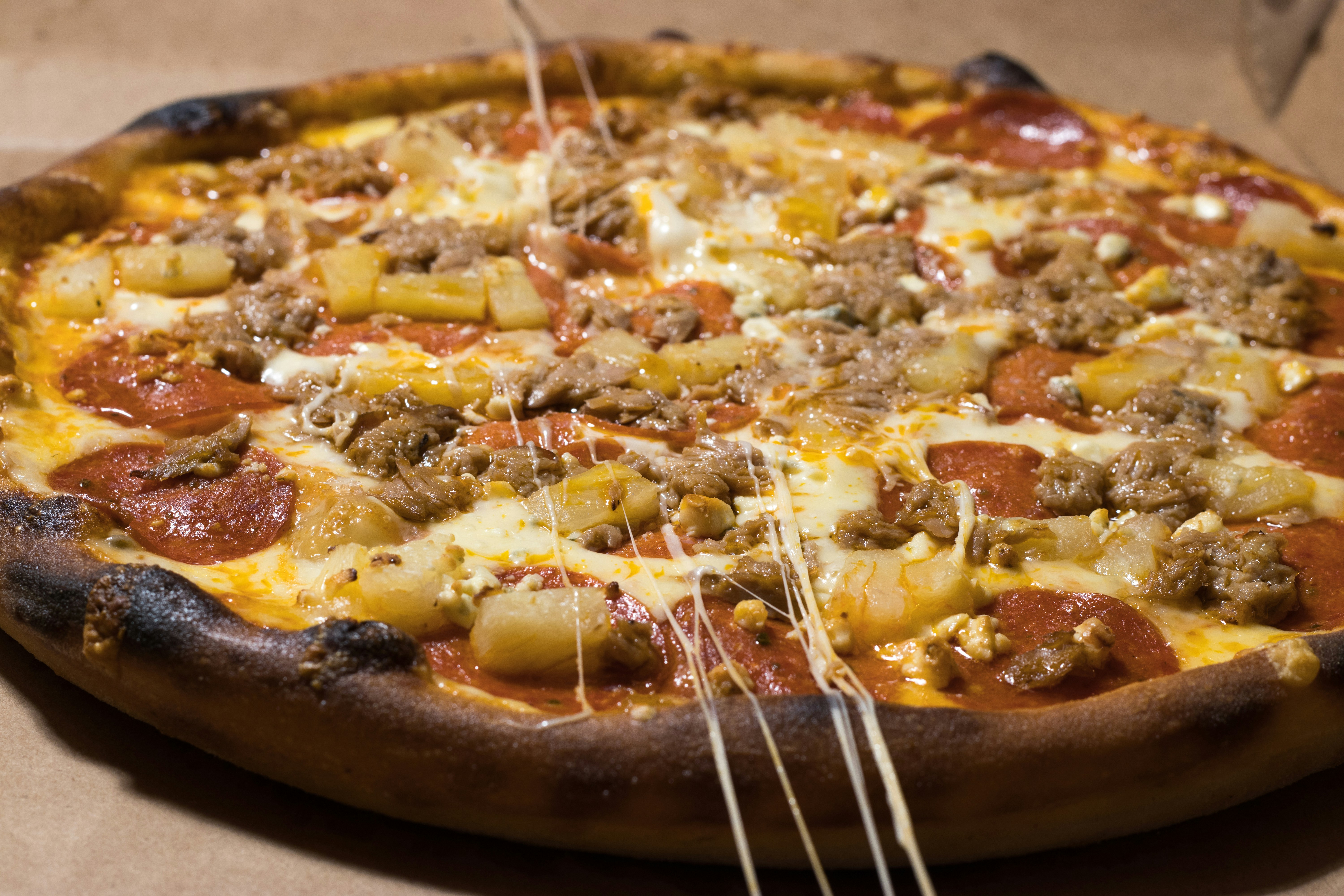 a pan pizza