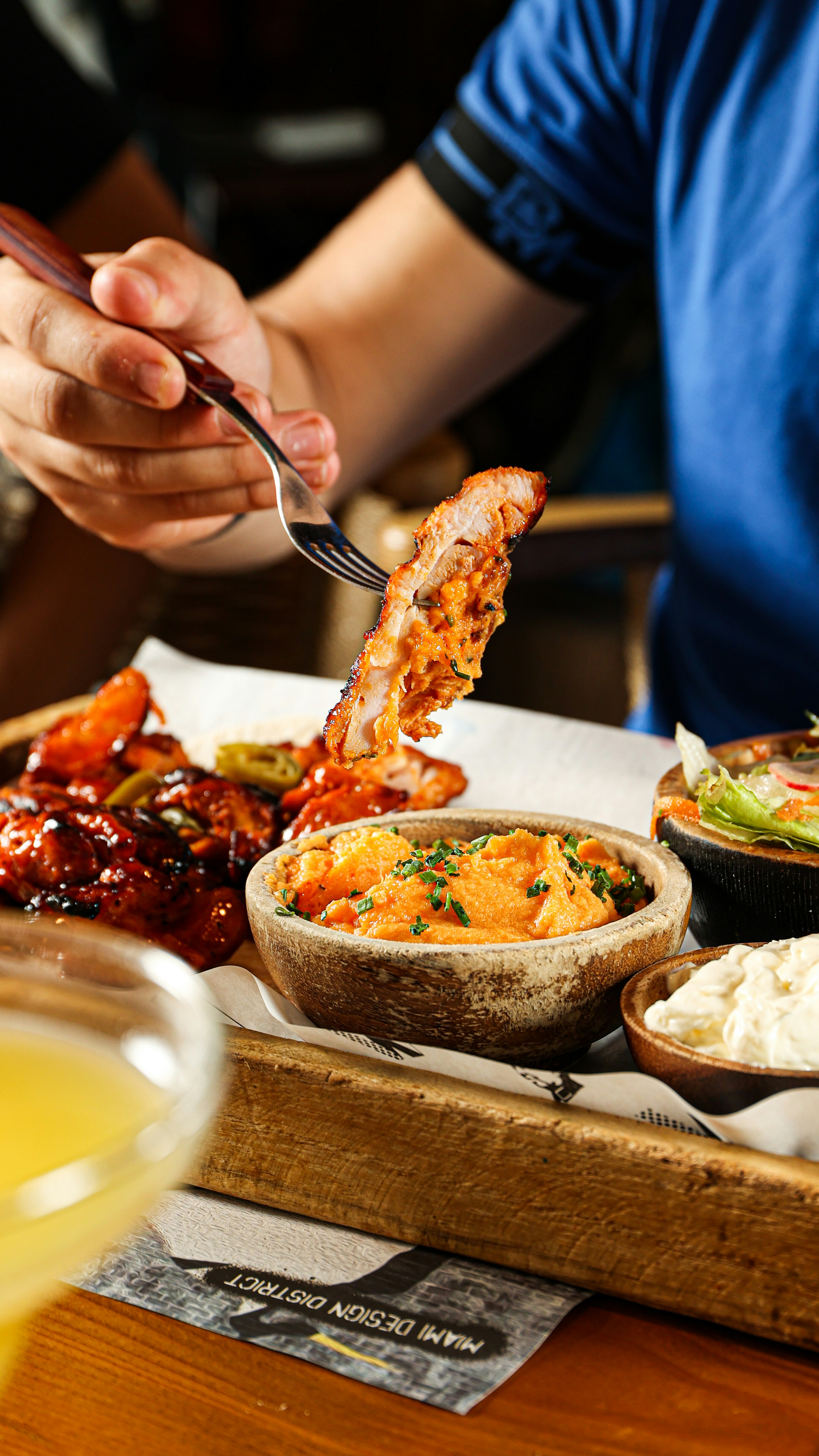 a close up of a plate of food on a table