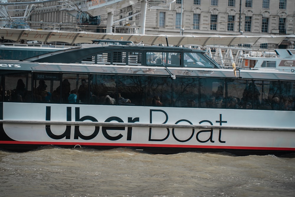 a bus that is sitting in the water