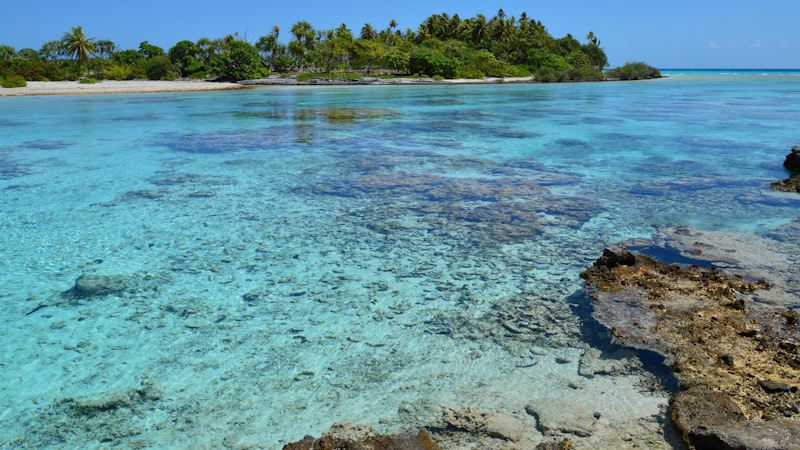 Atolón de Rangiroa en Polinesia Francesa