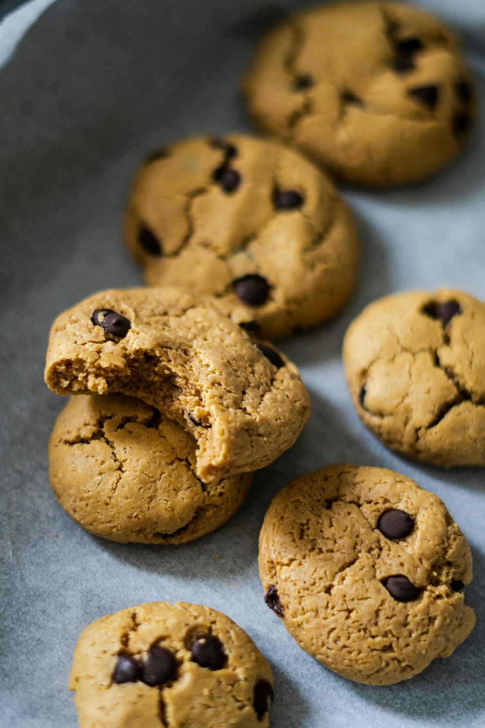 a close up of a plate of cookies