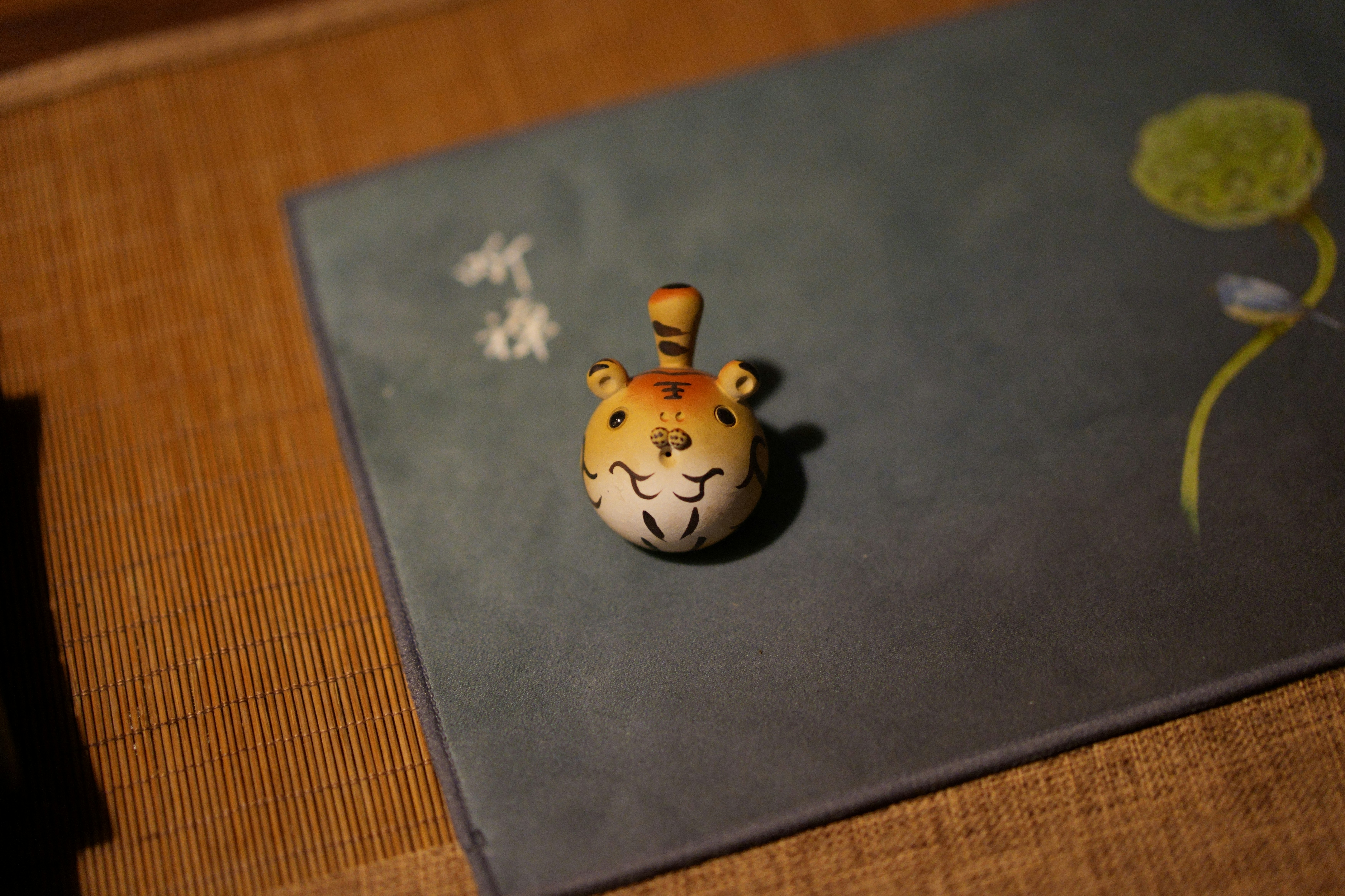 a close up of a small animal on a table