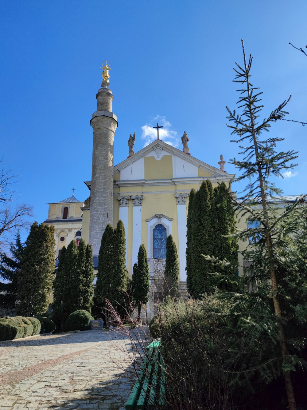 a building with a tower and a clock on it