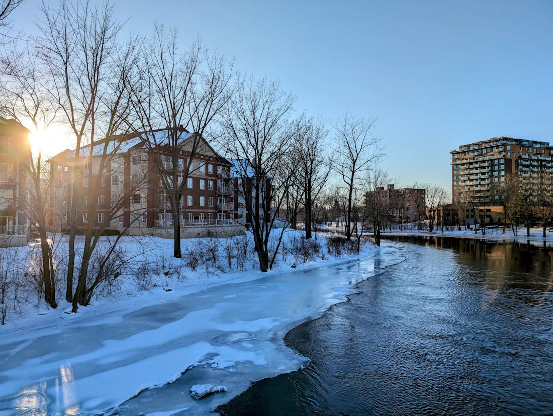 Laval, la rivière et ses espaces verts