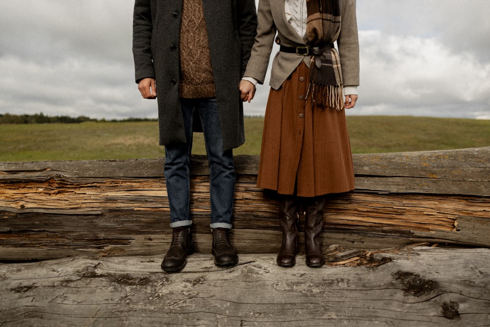 a man and a woman standing next to each other