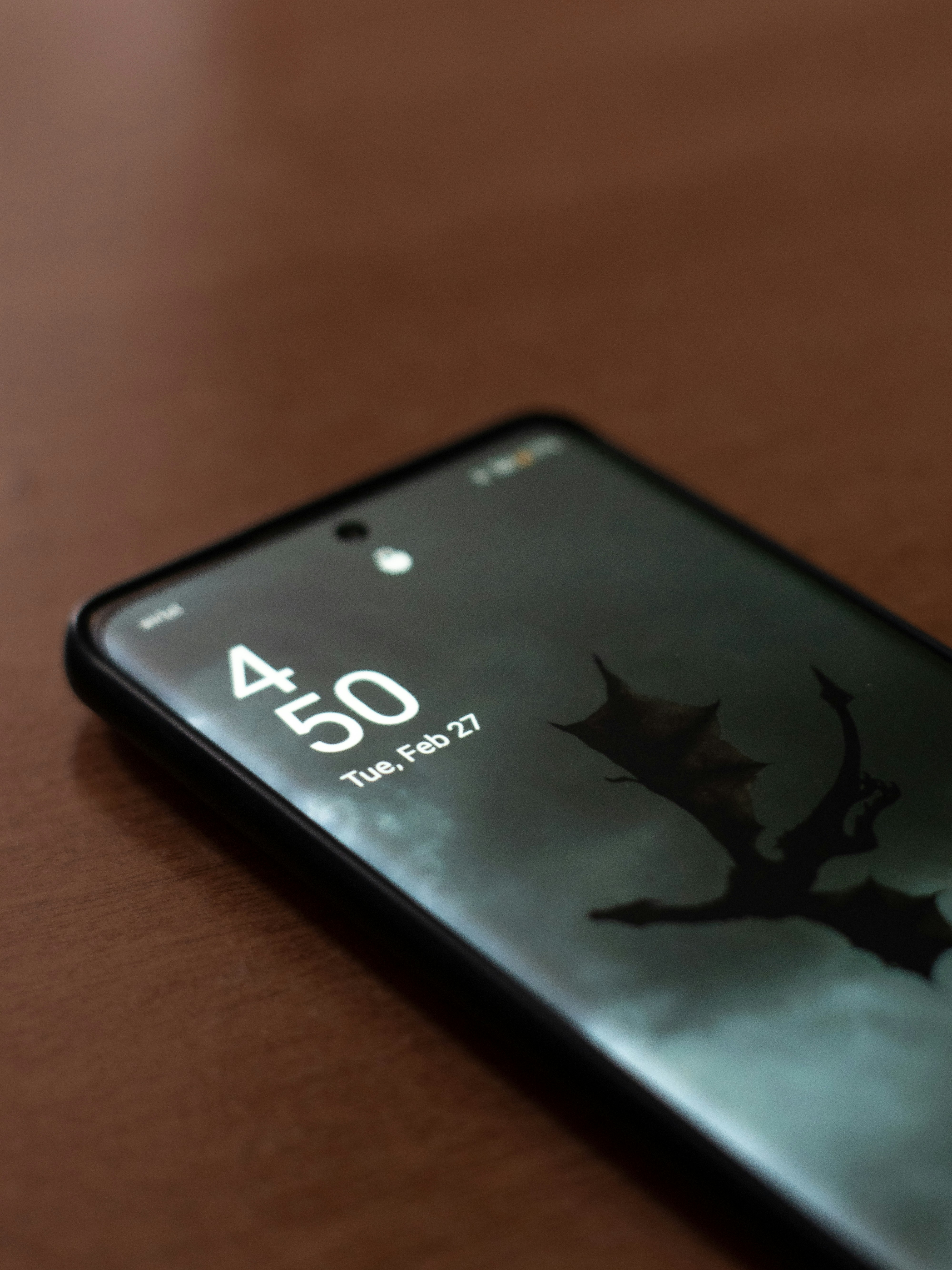 Generic mobile review management phone mockup