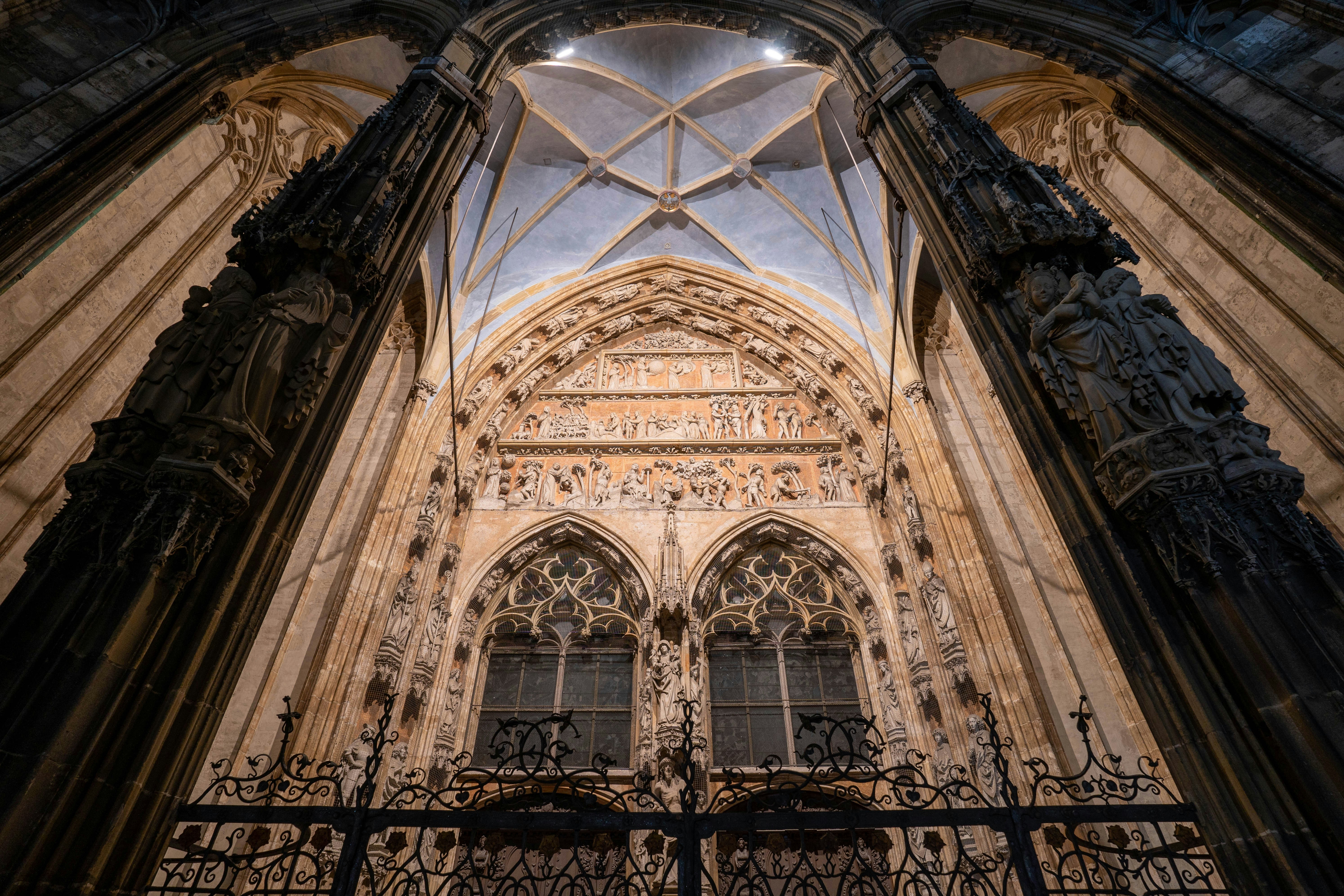 a very large cathedral with a very high ceiling