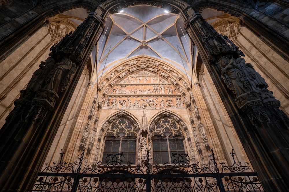 a very large cathedral with a very high ceiling