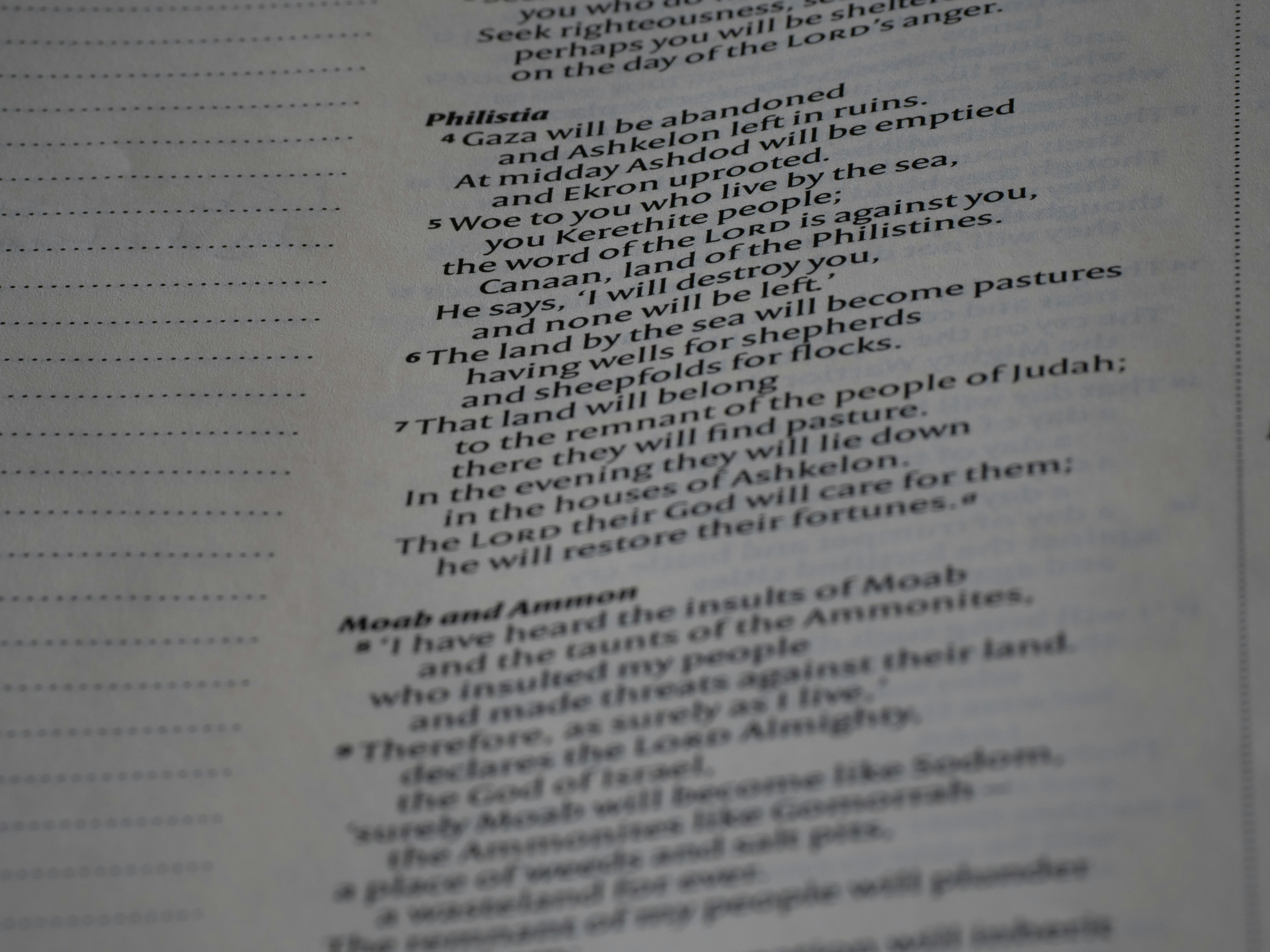 a close up of a text on a book