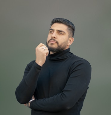 photography poses for men,how to photograph a man wearing a black turtle neck sweater