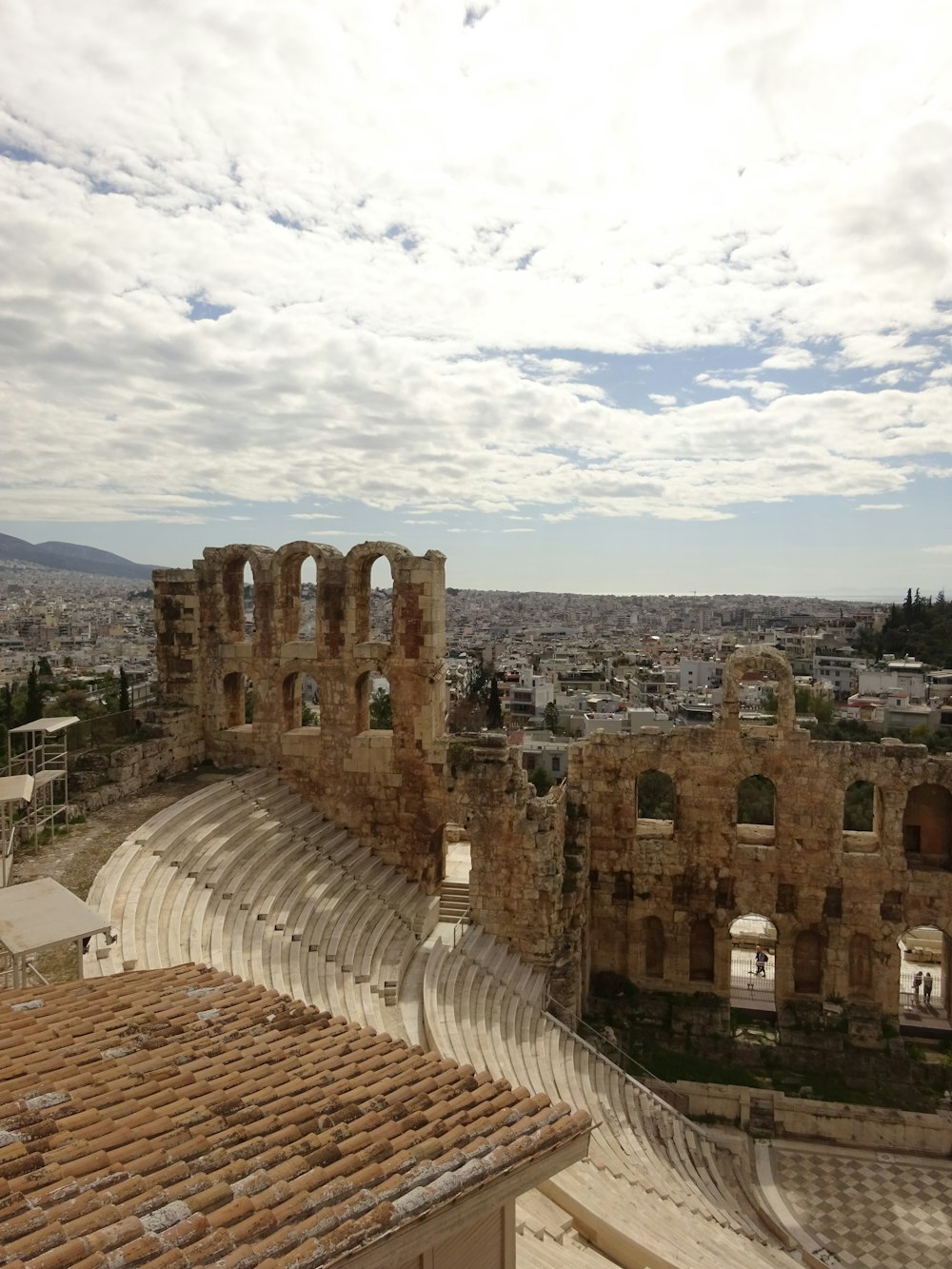 a view of a city from a high point of view