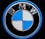 a close up of a bmw emblem on a car