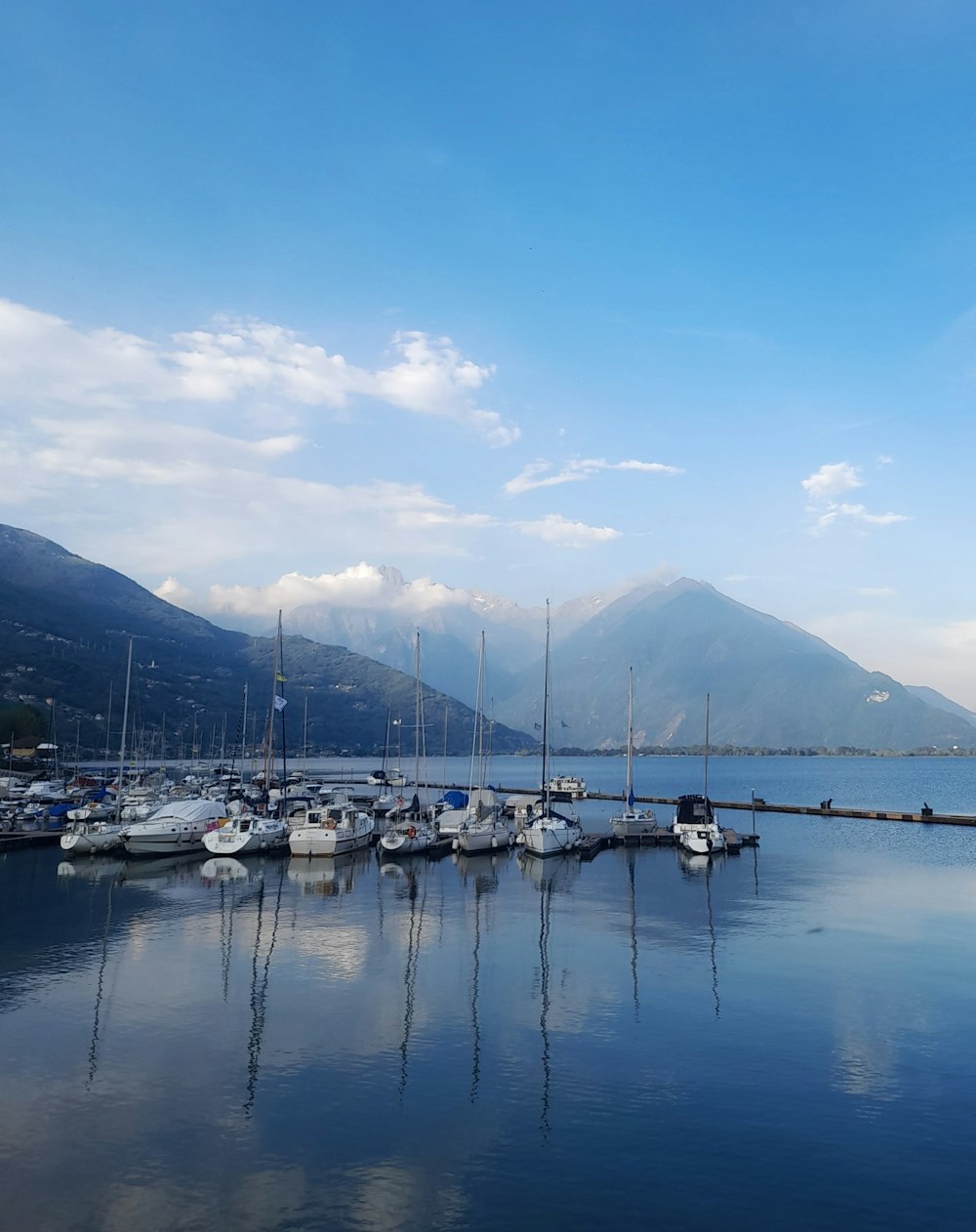 a bunch of boats that are sitting in the water