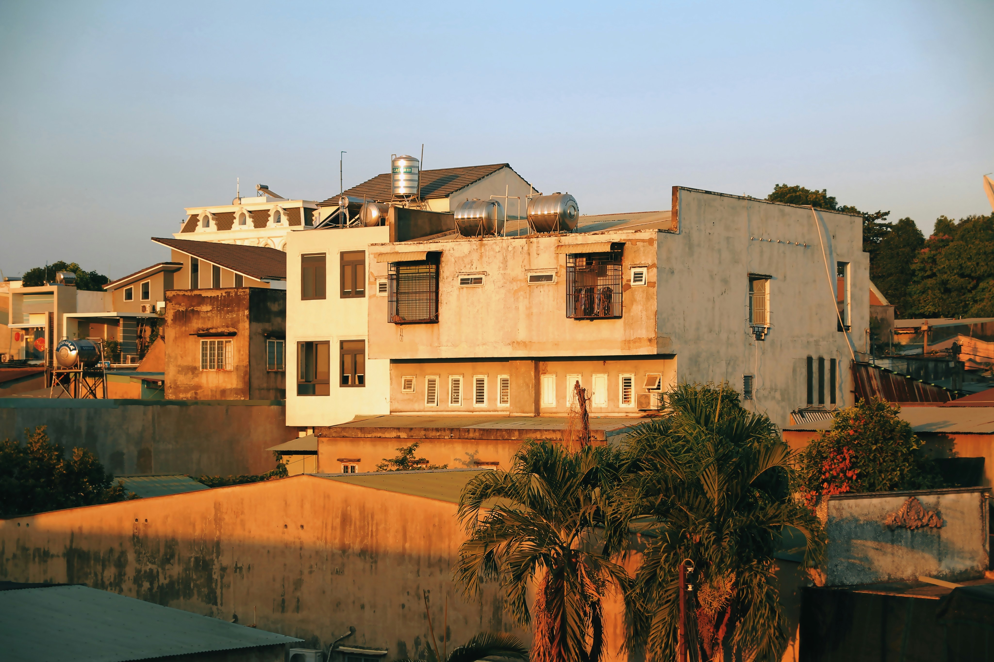 a view of a building with a lot of windows