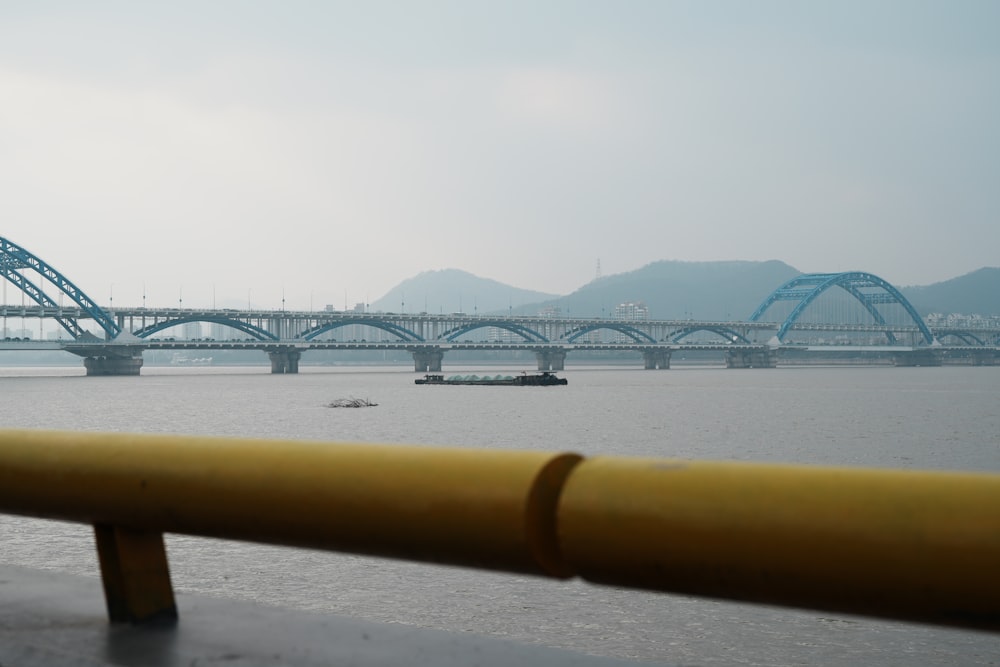 a large bridge over a large body of water