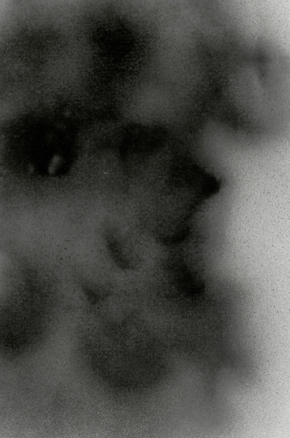 a blurry image of a black and white photo