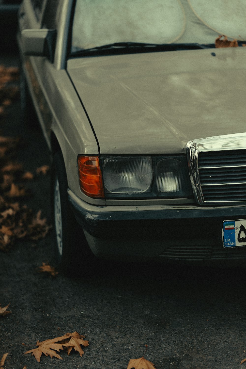 a car parked on the side of the road