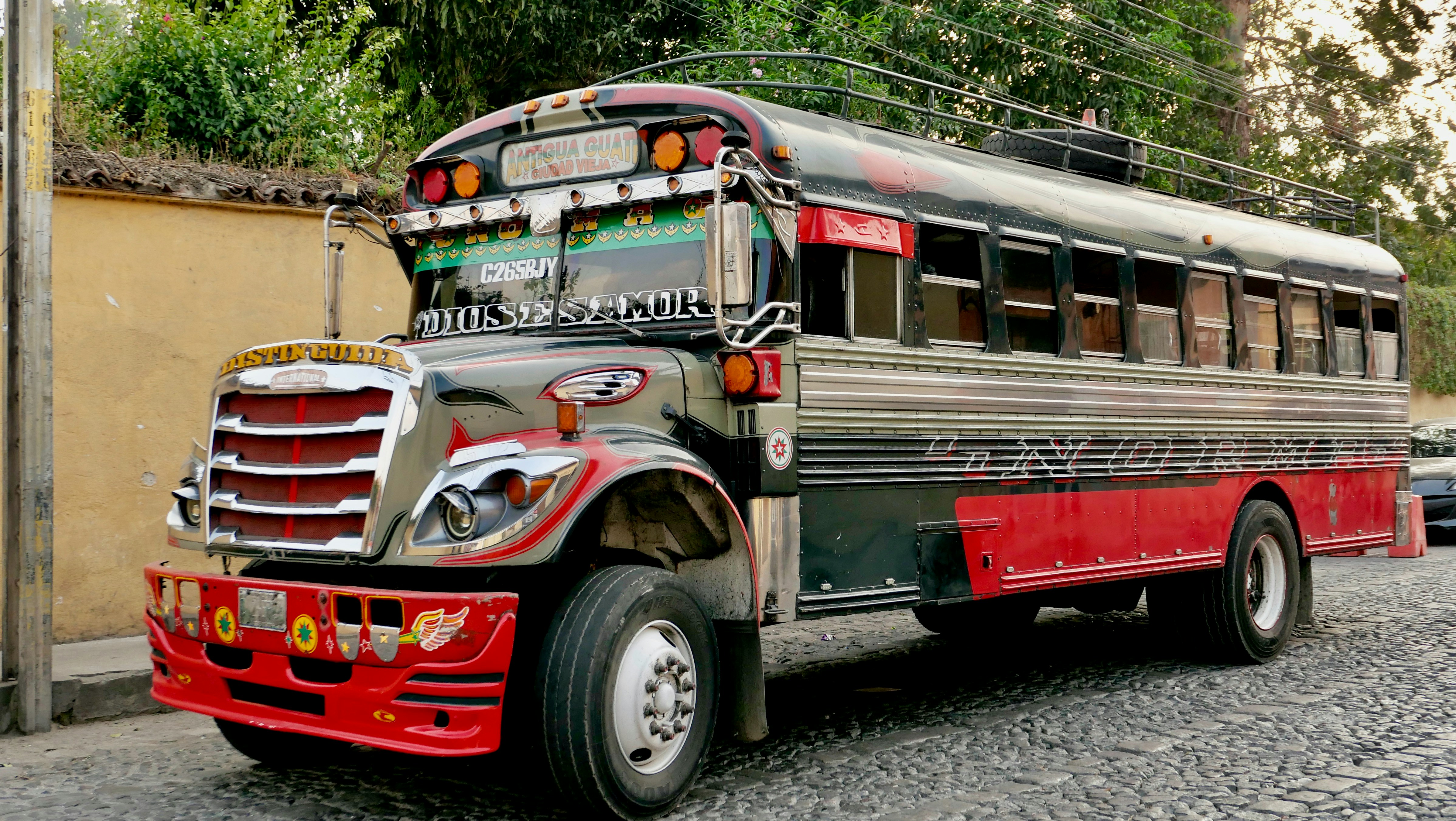 Chicken bus.  Honduras