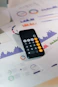a remote control sitting on top of a table