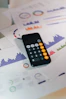 a remote control sitting on top of a table