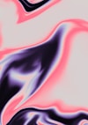 a pink and black abstract background with wavy lines