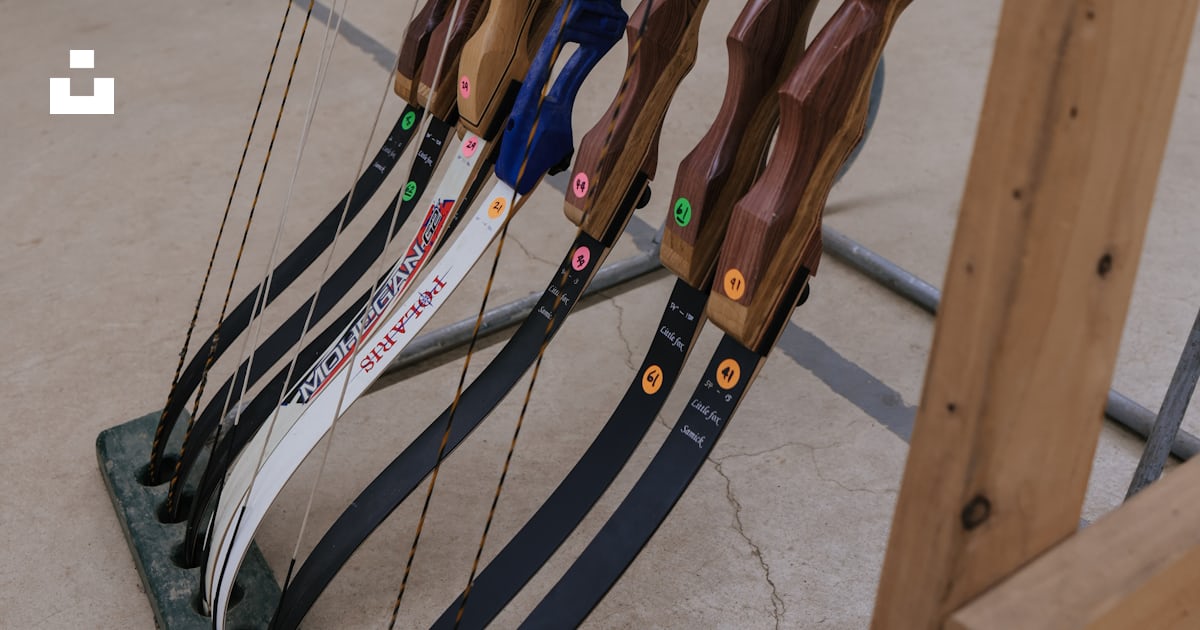A rack of archery bows in a store photo – Free Hartland road Image on ...