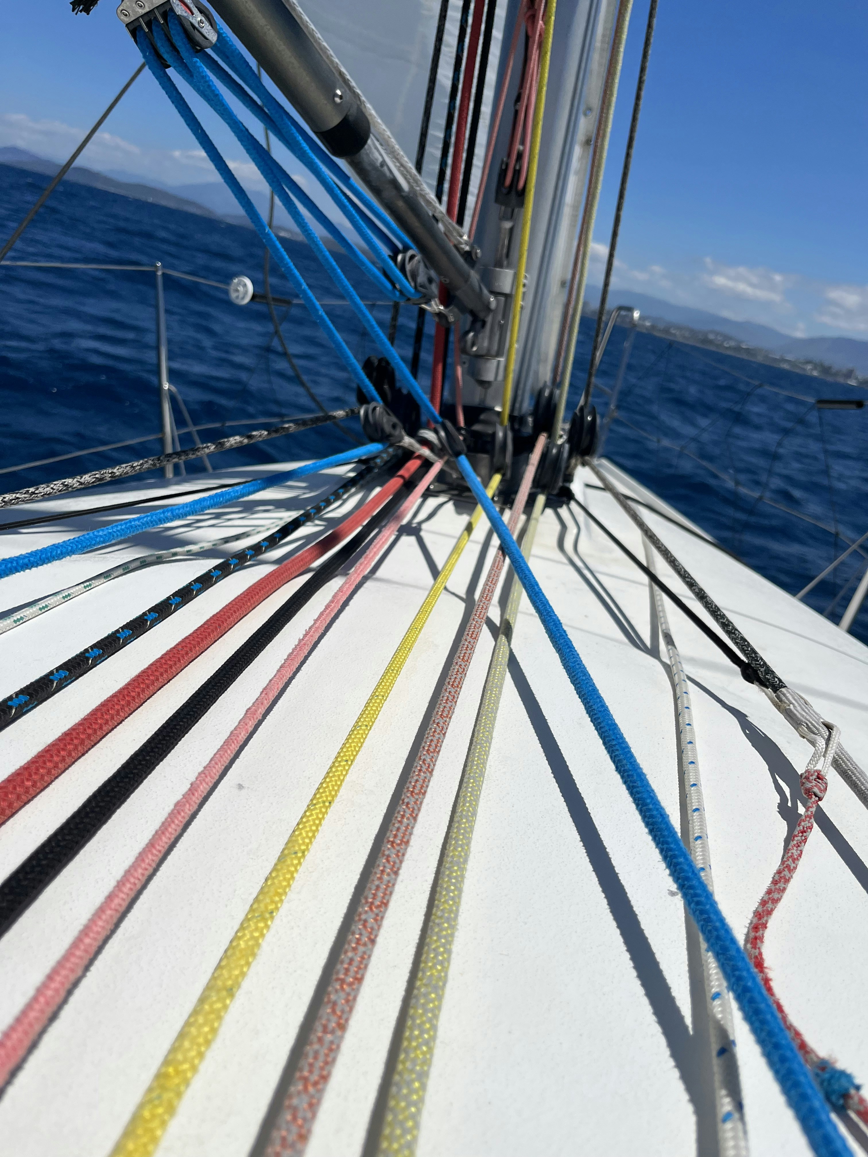 A close up of a sail on a boat photo Free Sailing ship Image on Unsplash