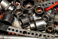 a pile of different types of metal parts
