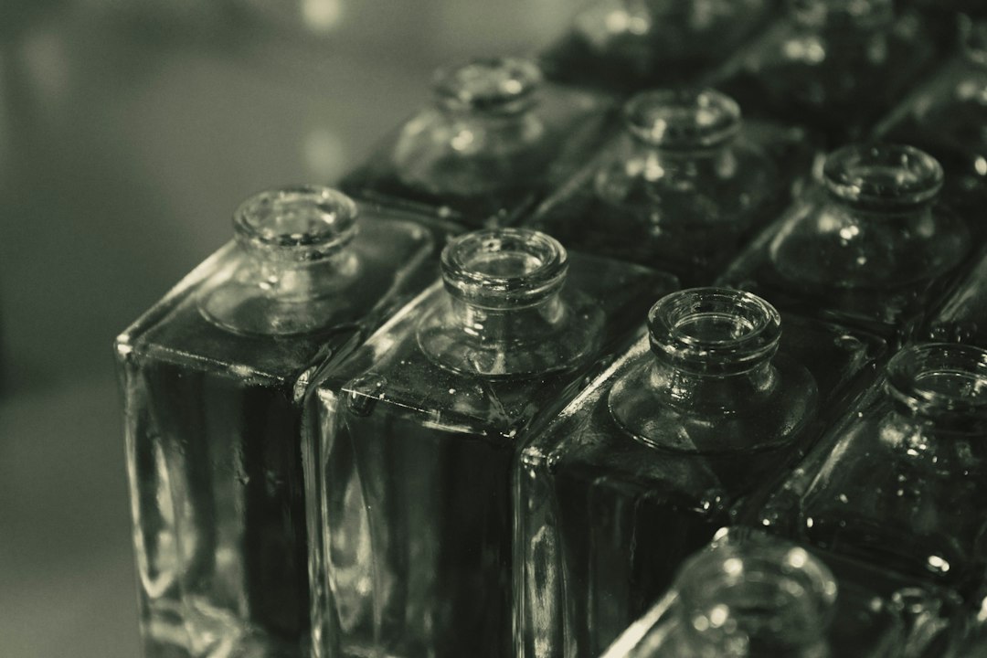 shower gel bottles